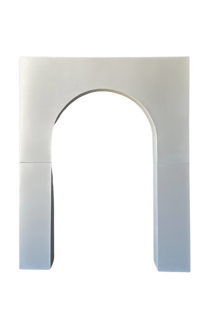 WHITE 3D RECTANGULAR ARCH