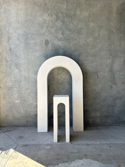 3D White Open Arch